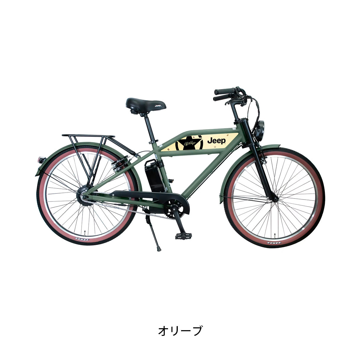 店頭受取限定 電動自転車 スポーツ ジープ JE-260e 26インチ 10.4Ah 2025 JEEP 電動アシスト自転車 [JE-260e]