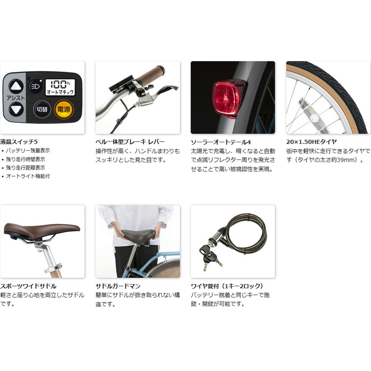 パナソニック プロム 3S 2023 電動自転車 12Ah 20インチ [BE